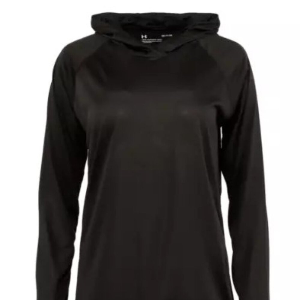 Under Armour Heatgear Velocity Twist Hoodie 1298715 Black Women's Size S